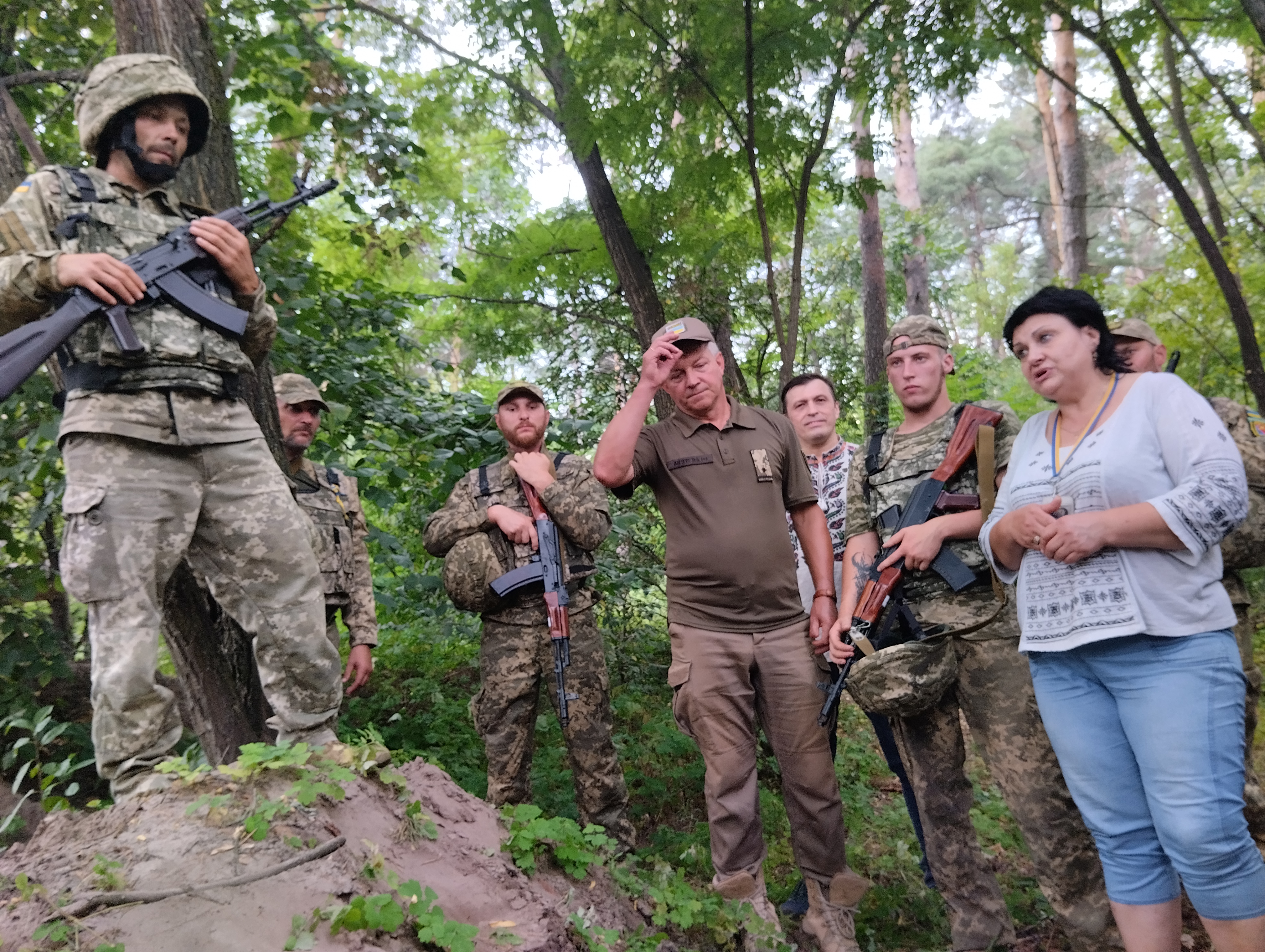 Ірина Зеленська — бажаний гість наших захисників. Фото автора